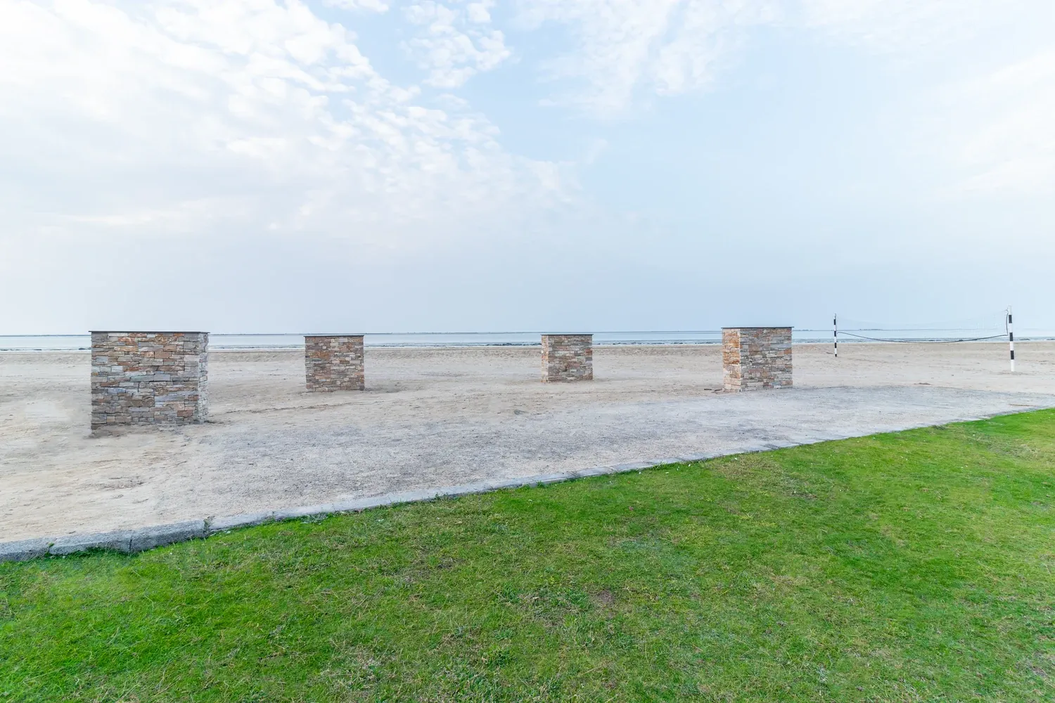 BBQ park by the lagoon at Barracuda Beach Resort, Umm Al Quwain
